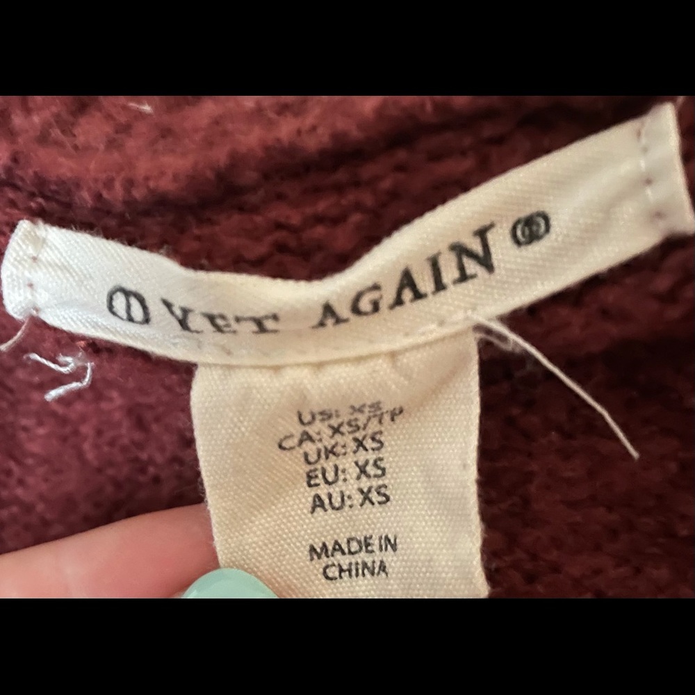 Yet Again Rust Cropped Sweater - Picture 5 of 5